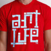 Self-Titled Tee Detail Red