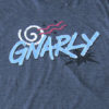 Gnarly Heather Tee (Charcoal) - Detail